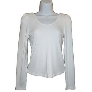 Ardene - Long Sleeve Cropped Ribbed Top - XL - LN